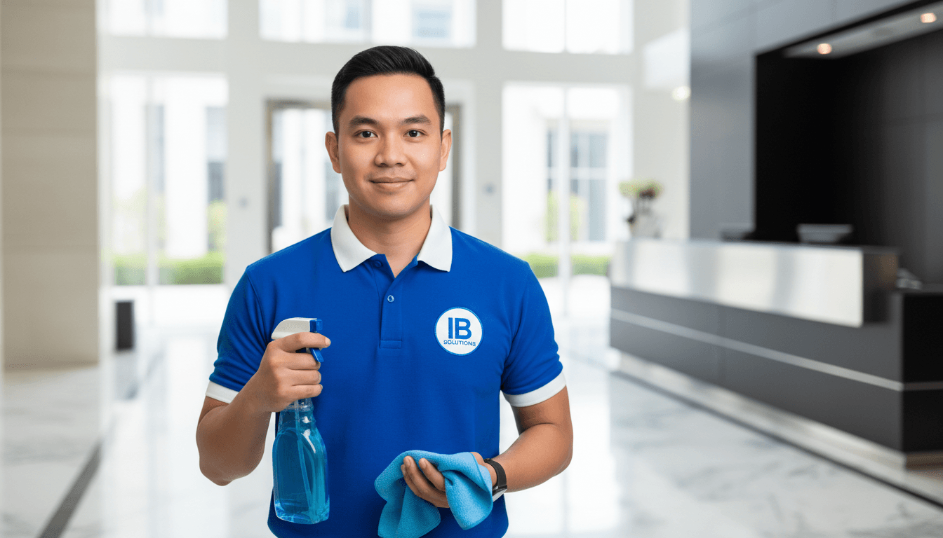 John Marquez, cleaning technician