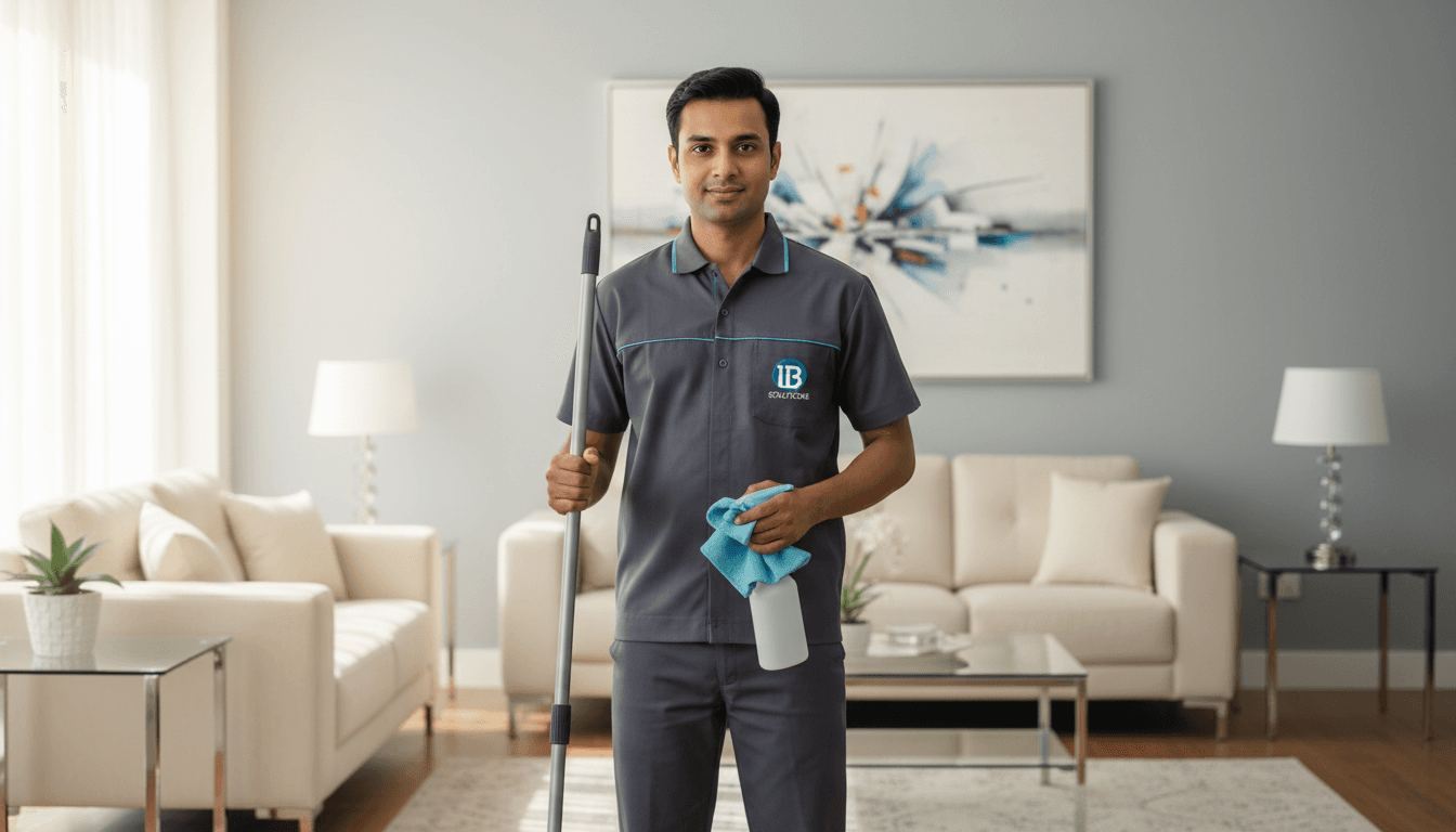 Dinesh Kumar, cleaning technician