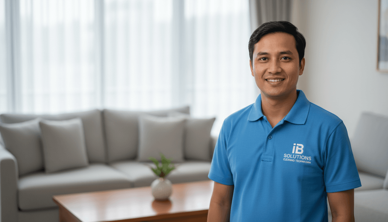 Ramesh Bhat, cleaning technician