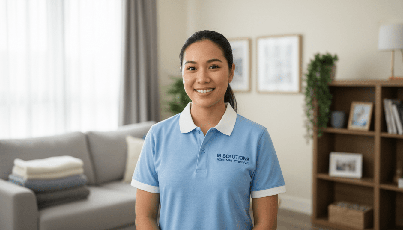 Priya Reid, home visit attendant